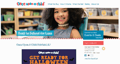 Desktop Screenshot of onceuponachildfairfield.com