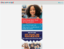 Tablet Screenshot of onceuponachildfairfield.com